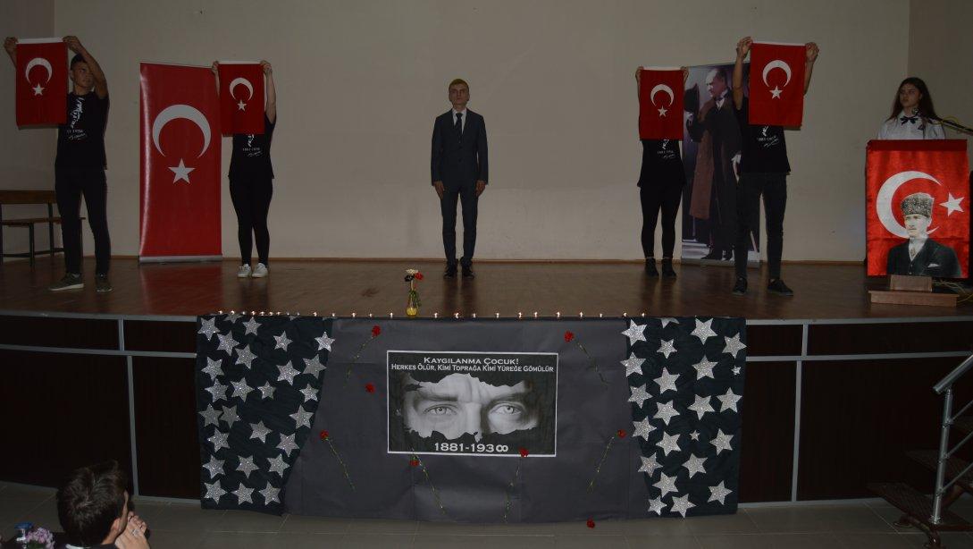 Gazi Mustafa Kemal Atatürk´ün İrtihalinin 80. Yılı Dolayısıyla Anma Programı Gerçekleştirildi.